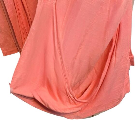 Torrid Plus Size Coral Long Sleeve Open Front Cardigan Lightweight Size 2 Pocket - Picture 6 of 7